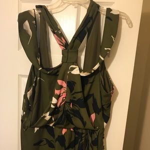 Halston floral dress....never worn